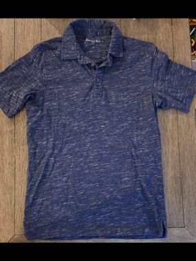 Hawker Rye Men's Blue Heather Polo Shirt